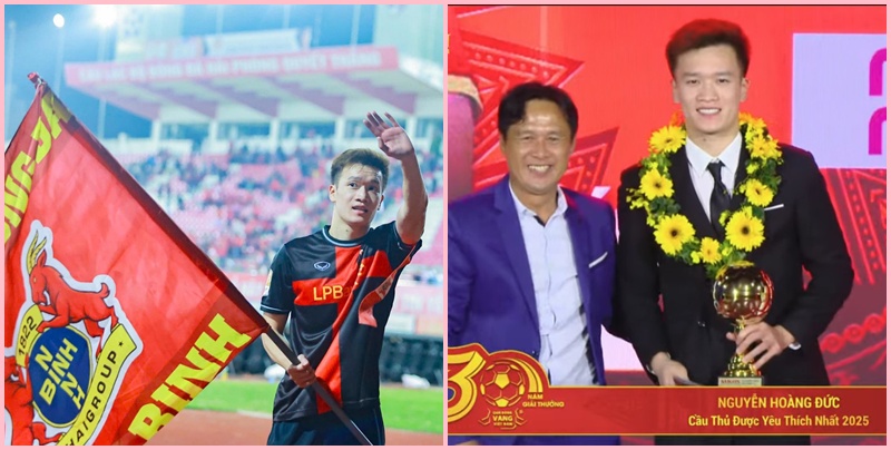 Hoàng Đức bước vào ngôi đền huyền thoại của bóng đá Việt Nam