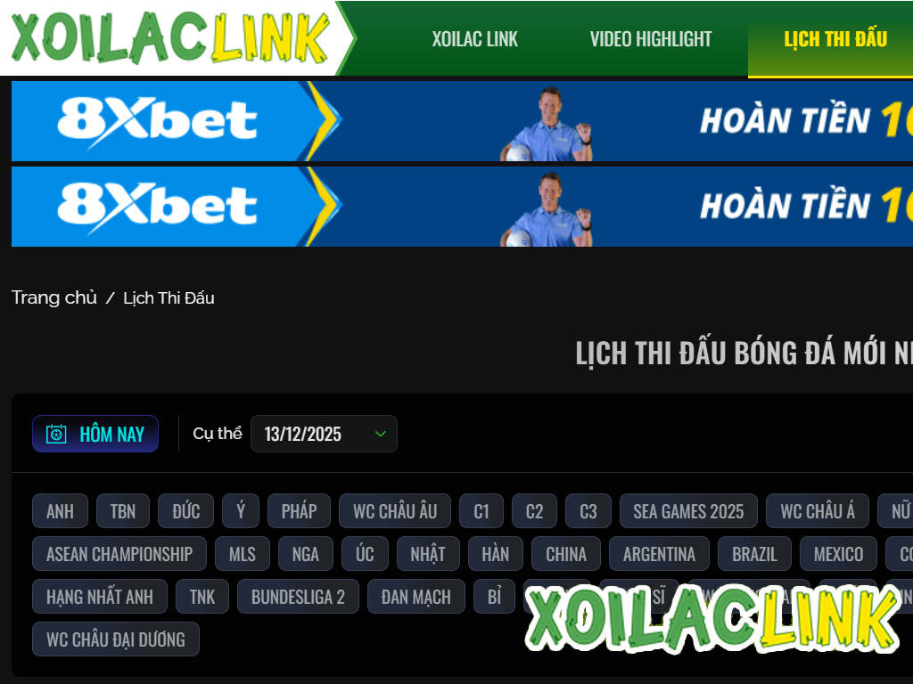 Xoilac Link – Website bd lu com cập nhật tỷ số, kết quả, BXH,…