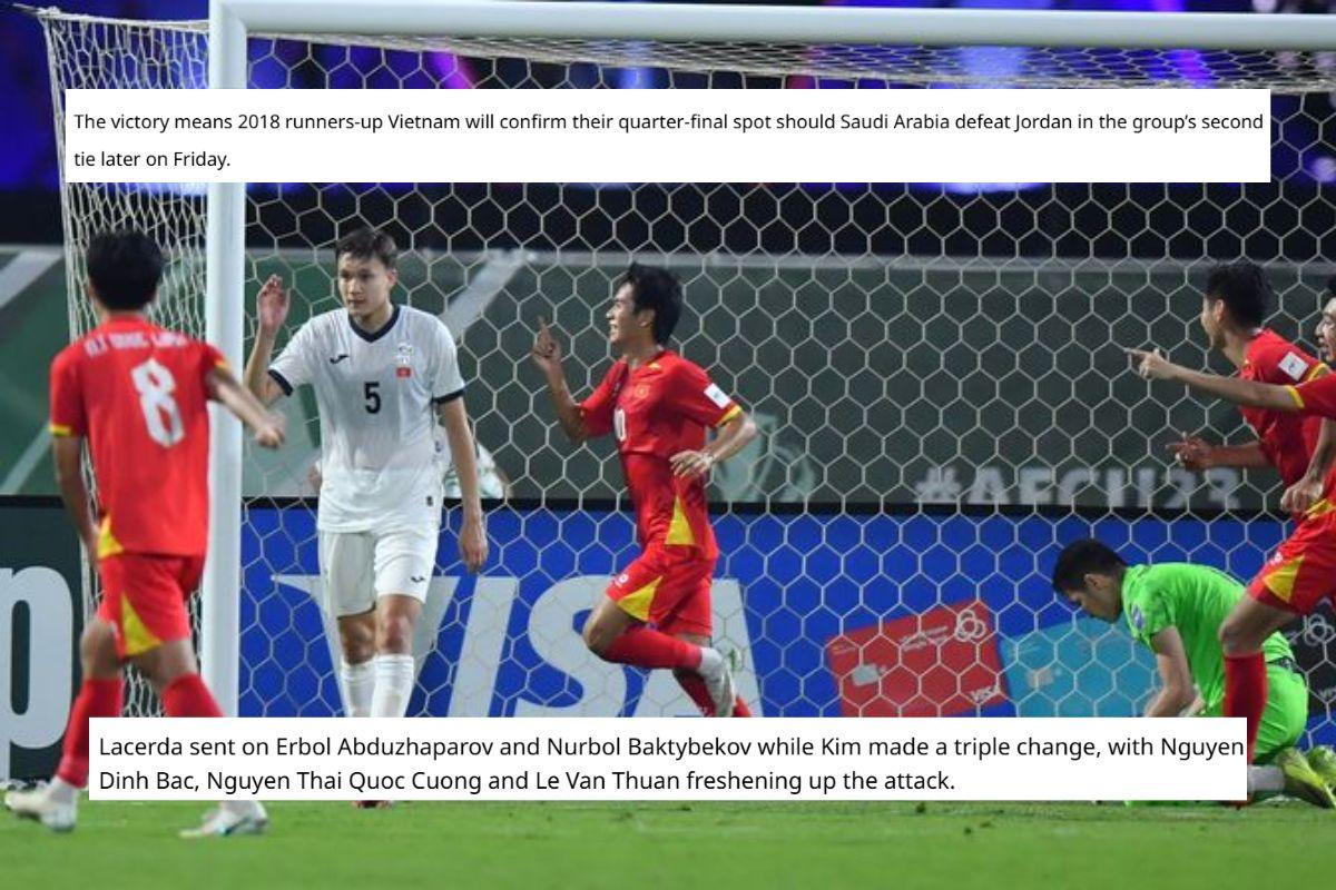 U23 Việt Nam mở tỷ số trên chấm phạt đền nhờ công của đội trưởng Khuất Văn Khang.