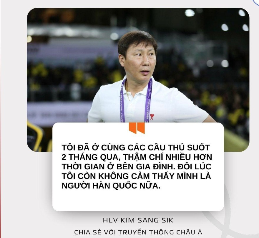 HLV Kim Sang Sik: 'Tôi ở với U23 Việt Nam còn nhiều hơn cả gia đình'